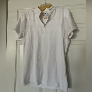 Equiline White Equestrian Riding Shirt